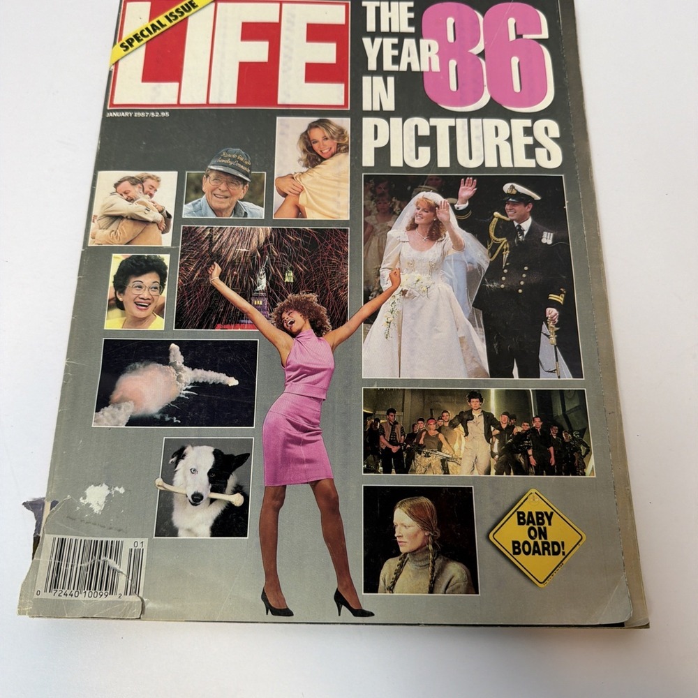 Life‎ Magazine January 1987 The Year in Pictures 1986 - good condition